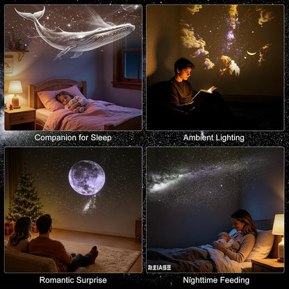 🌌 USB Star Projector Lamp ✨ Magical Galaxy Night Light