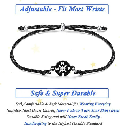 🎓 Graduation Bracelet 2026 | Adjustable Gift for Him & Her