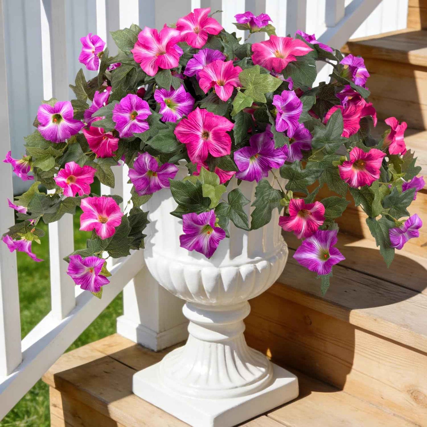 🌺🌷Artificial Fake Petunia Flowersfor Outdoor Decoration ✨(2Pcs)