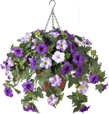 🌺🌷Artificial Fake Petunia Flowersfor Outdoor Decoration ✨(2Pcs)