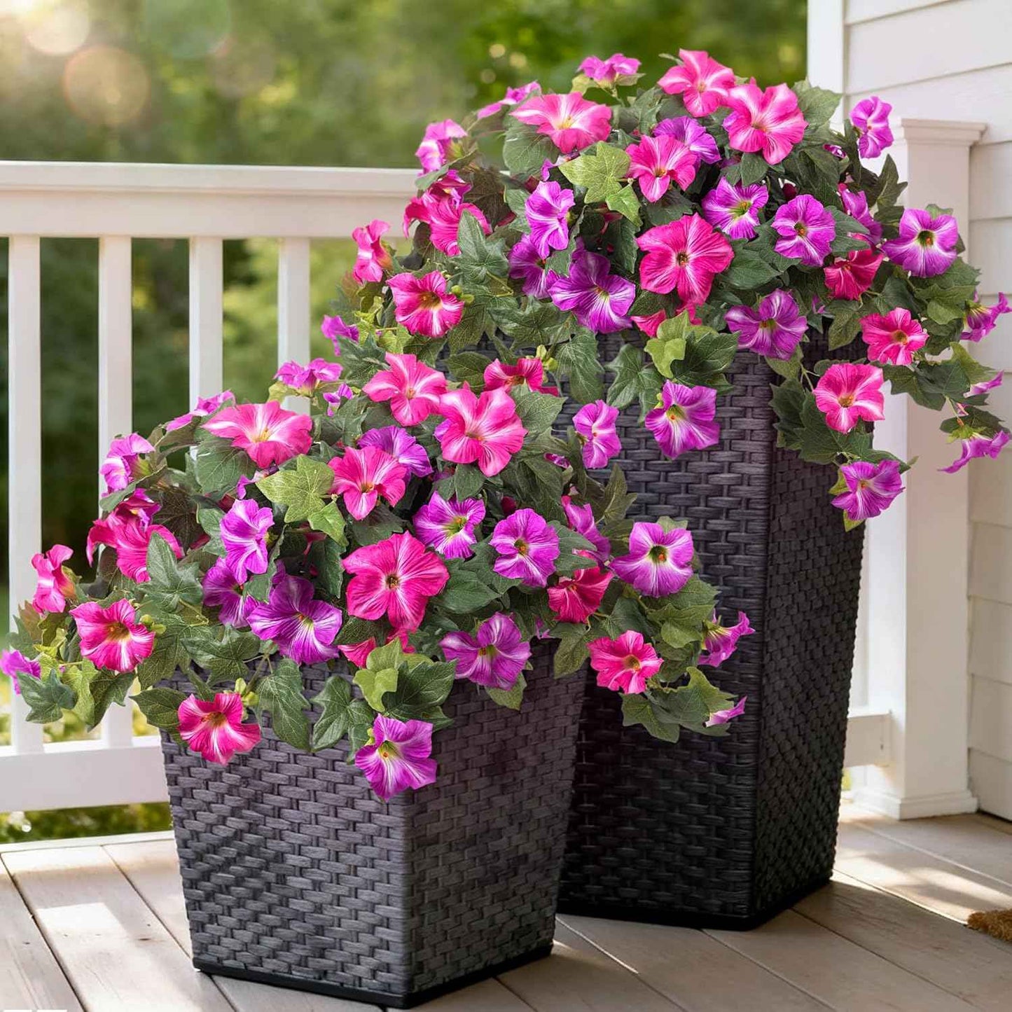 🌺🌷Artificial Fake Petunia Flowersfor Outdoor Decoration ✨(2Pcs)