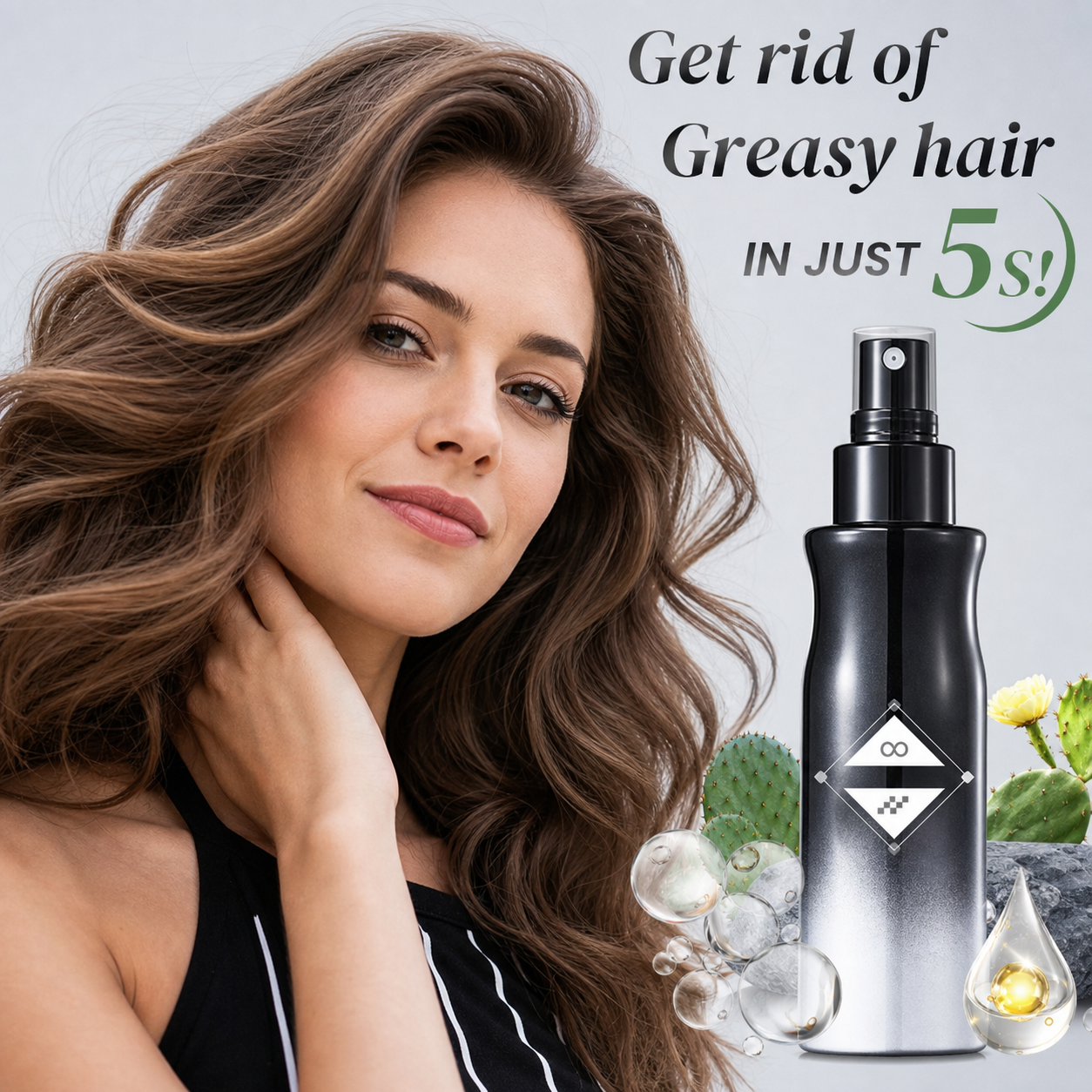 🔥Hot Sale 50% OFF🔥Hair Leave-In Volumizing Styling Spray - One Spray,Instantly Refreshing🍃