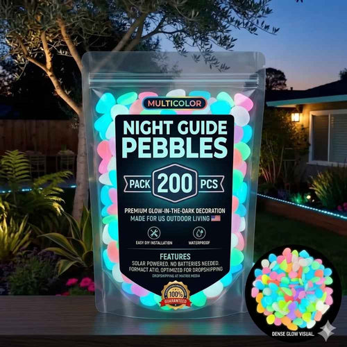 💥LAST DAY SALE 49%OFF💥🌈Colorful Glow-in-the-Dark Garden Stones