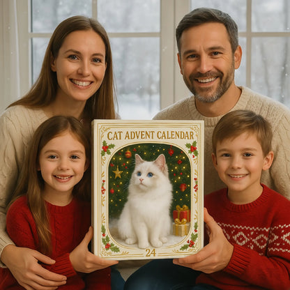 🎄 2026 Cat Advent Calendar 🐱 24 Cute Cat Charms for Christmas