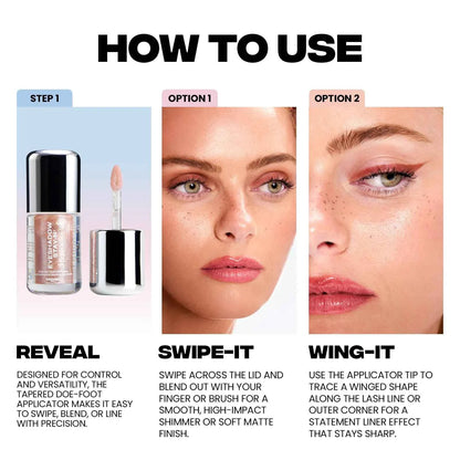 💄 Long-Lasting Liquid Eyeshadow | Waterproof Crease-Proof Formula
