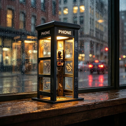🔥Hot Sale 50% OFF✨Vintage Phone Booth Ambient Lamp🎇