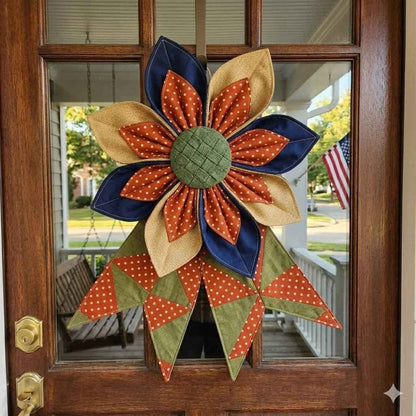 🔥Last Day 45% OFF🔥| 🏵️Upgrade Large Size The Heritage Bloom Wreath & Bow🌸