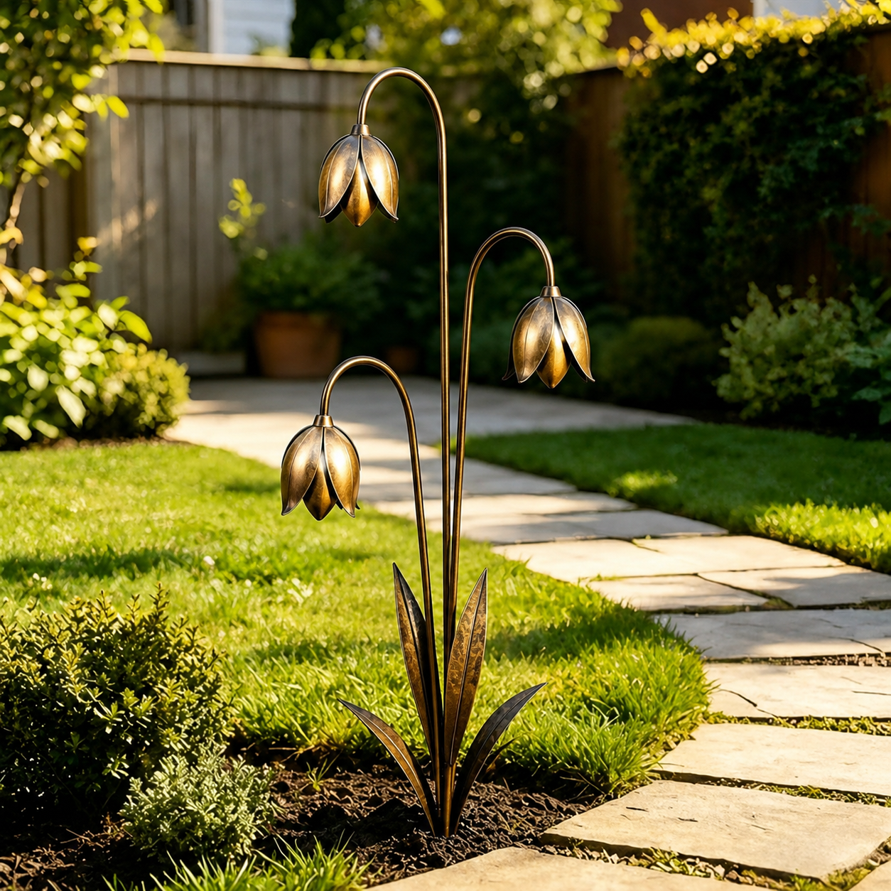 ⚜️Enchanting Lily of the Valley Garden Stakes🔔 – Add Charm & Gentle Melody to Your Outdoor Space