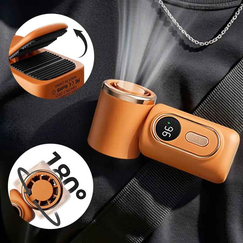 🔥Last Day Promotion| 🧊Mini Portable Handheld Clip Fan 💦– Brushless Motor, Cool Anytime, Anywhere💧