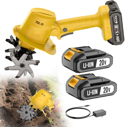 🌱🏡 Garden Season 49% OFF🔥 20V Electric Tiller | Perfect for Soil Cultivation, Weeding & Planting