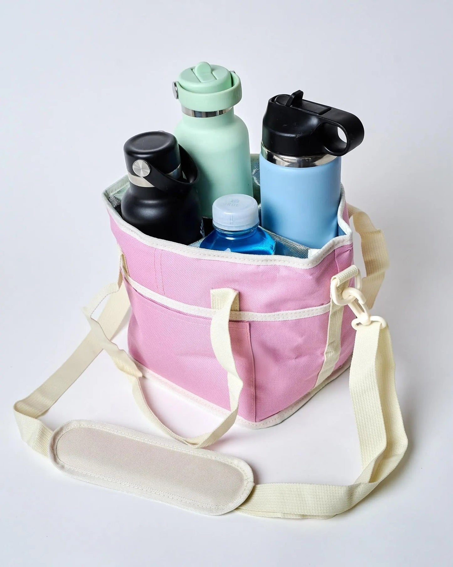 【👩‍🦰Mother's Day discount】🥤Family Size 4 Compartment Drink Bag🛍️, Multiple Tumbler Carrier Caddy