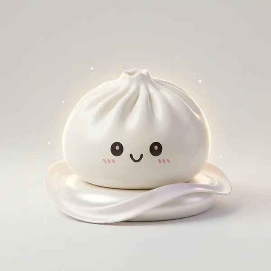 ✨ Cute Glitter Dumpling Squishy | Rare Collectible Stress Ball