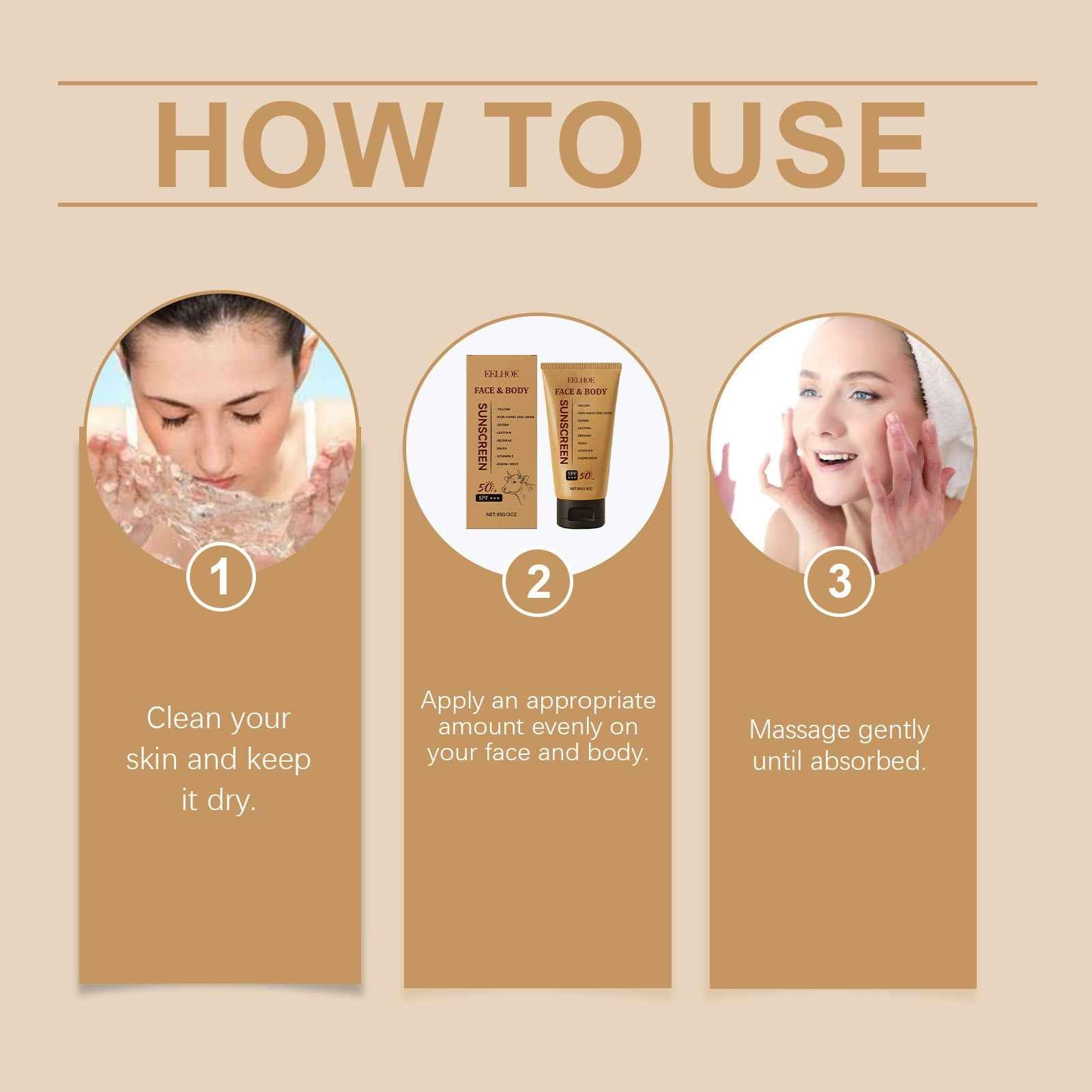 🔥BUY 1 GET 1 FREE🔥Safe&SPF 50++🧴Organic Tallow Sunscreen