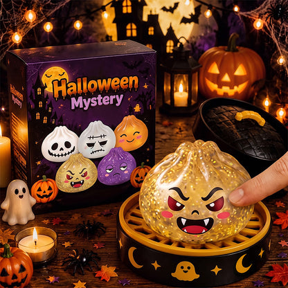 🎃 Halloween Dumpling Squeeze Squishy Toy Blind Boxes