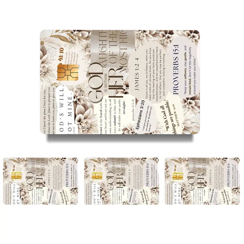 🔥 Buy 1 Get 1 FREE – Faith & Patriot Credit Card Sticker Set ✝️🇺🇸