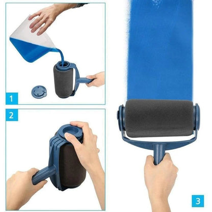 🖌️ Paint Roller Brush | Ergonomic Handle Painting Tool
