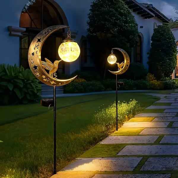 🔥 HOT SALE 50% OFF – Solar Garden Light ✨  Turn Your Dark Backyard Into A Magical Glowing Paradise 🌙