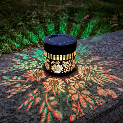 💖🏆Limited Time Sale 49% OFF🎁🏡Solar Mandala Wall Light Outdoor Garden Fence Projector Lamp Patio Ambient Decor