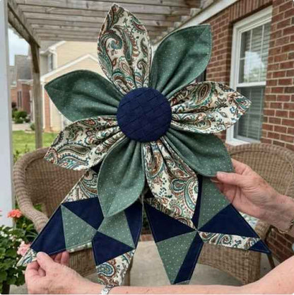 🔥Last Day 45% OFF🔥| 🏵️Upgrade Large Size The Heritage Bloom Wreath & Bow🌸