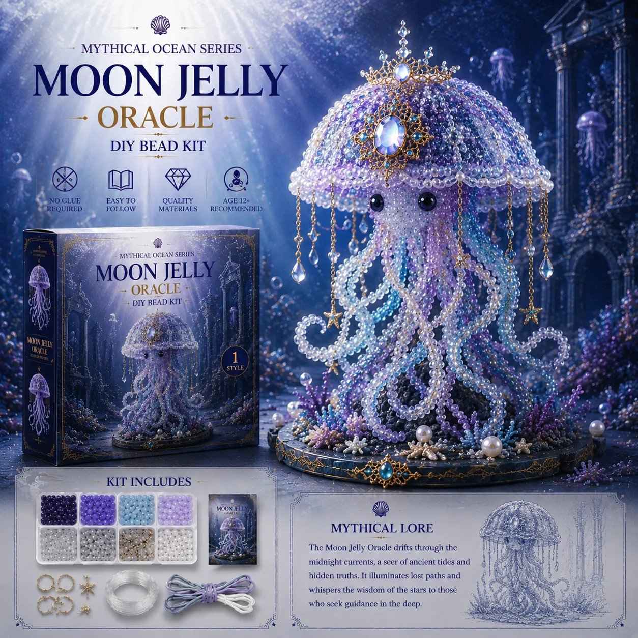 🔥Last Day 50% OFF🔥🌊 Mythical Ocean DIY Bead Kit