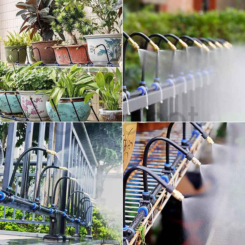 Drip Irrigation Kit with 360° Flexible Hose