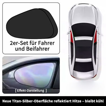 🚗Elektrostatische Sonnenschutzfolie für Autoseitenfenster – Sichtschutz, Hitzeschutz und Sonnenblende