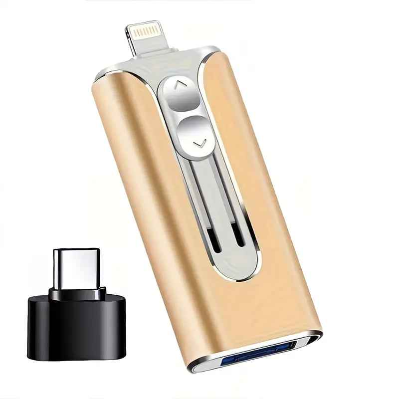 🔥Flash Sale 50% OFF!🔥 4-in-1 USB Flash Drive 32~1TB✨For Phones& Computers