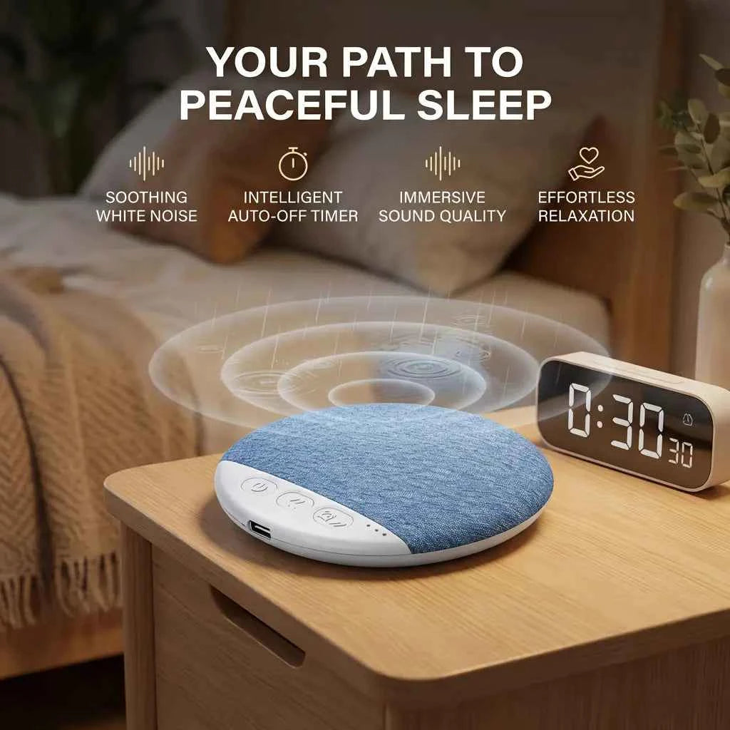 😴 Bluetooth Pillow Speaker | Bone Conduction Sleep Aid Headphones