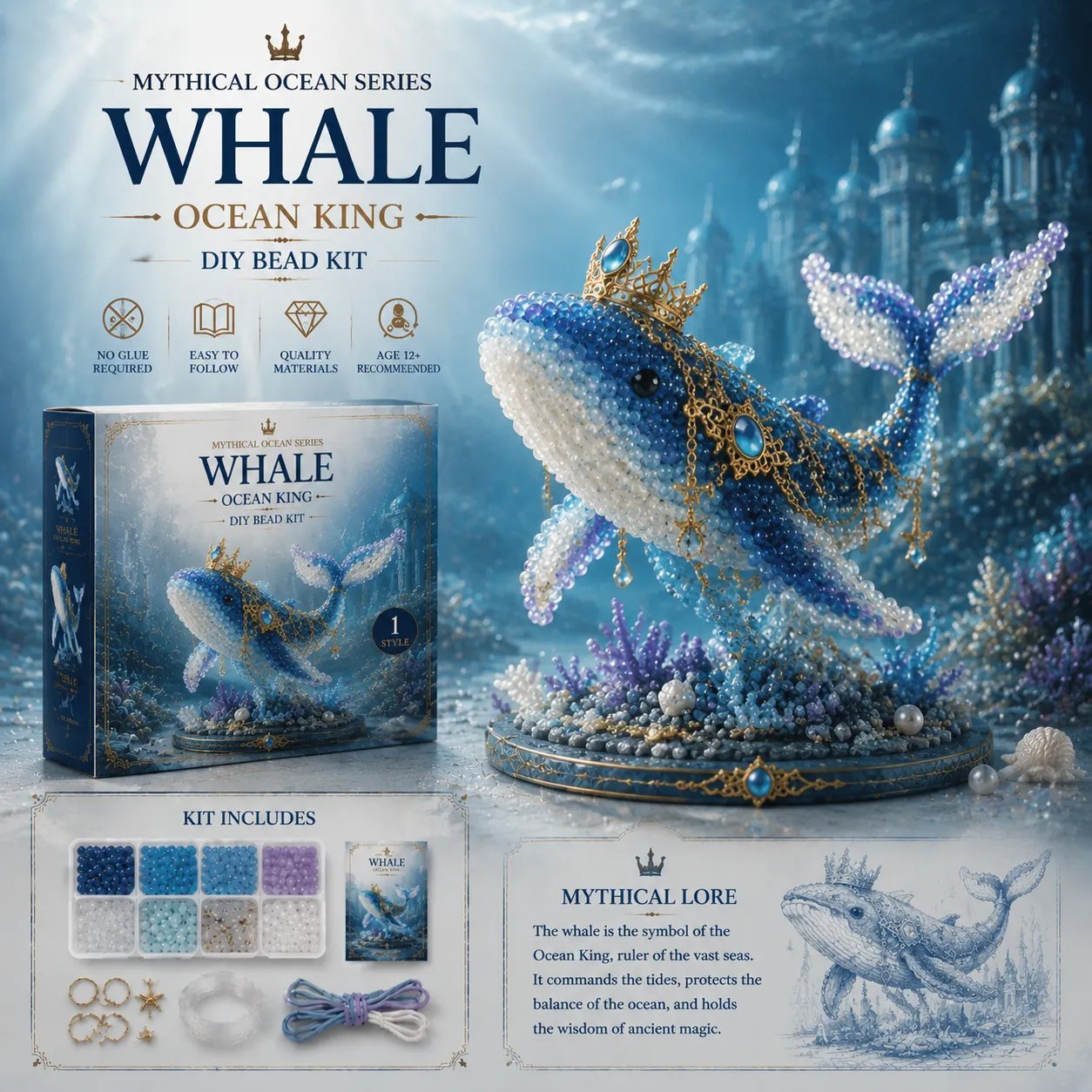 🔥Last Day 50% OFF🔥🌊 Mythical Ocean DIY Bead Kit