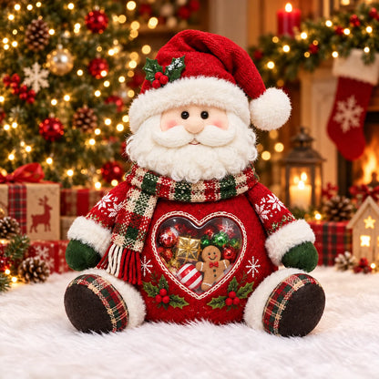⏰LAST DAY 50% OFF💯🎅 Refillable Christmas Figurine Treat Holder