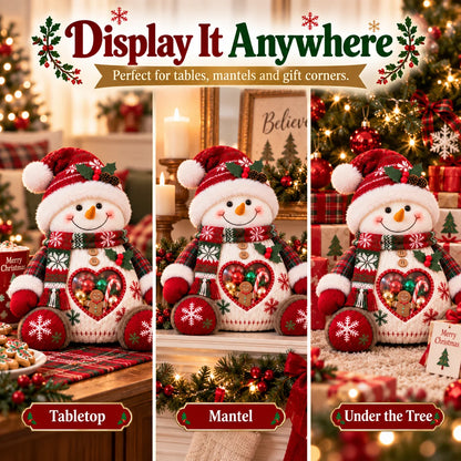 ⏰LAST DAY 50% OFF💯🎅 Refillable Christmas Figurine Treat Holder
