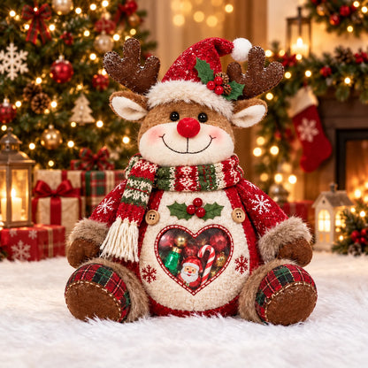 ⏰LAST DAY 50% OFF💯🎅 Refillable Christmas Figurine Treat Holder