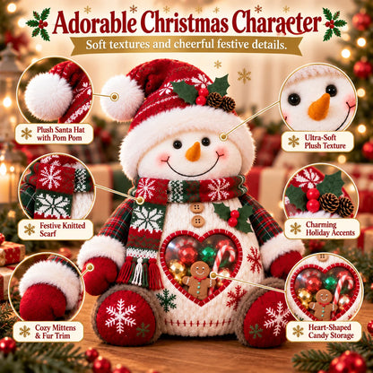 ⏰LAST DAY 50% OFF💯🎅 Refillable Christmas Figurine Treat Holder
