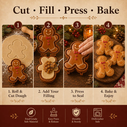 🔥🔥Last Day Promotion!✨ 🎄16-Design Christmas Mini Pie Mold Collection 🥧
