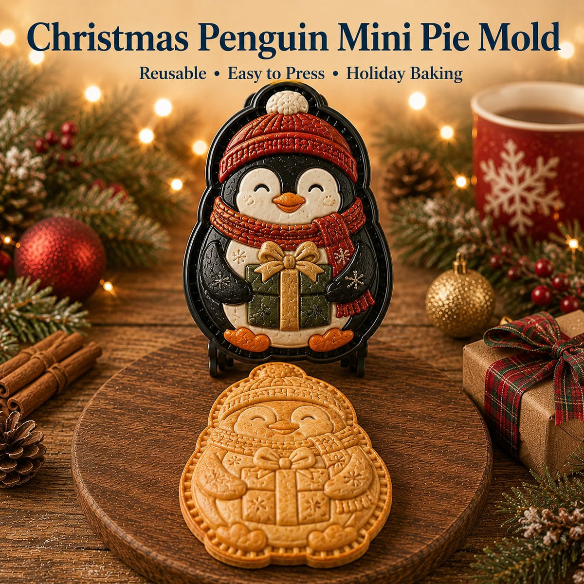 🔥🔥Last Day Promotion!✨ 🎄16-Design Christmas Mini Pie Mold Collection 🥧