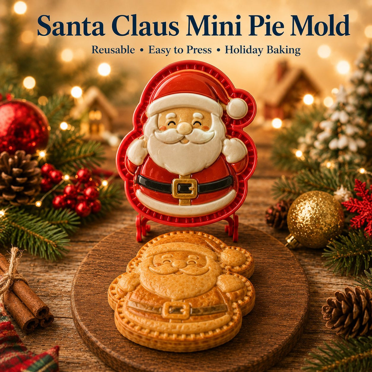🔥🔥Last Day Promotion!✨ 🎄16-Design Christmas Mini Pie Mold Collection 🥧