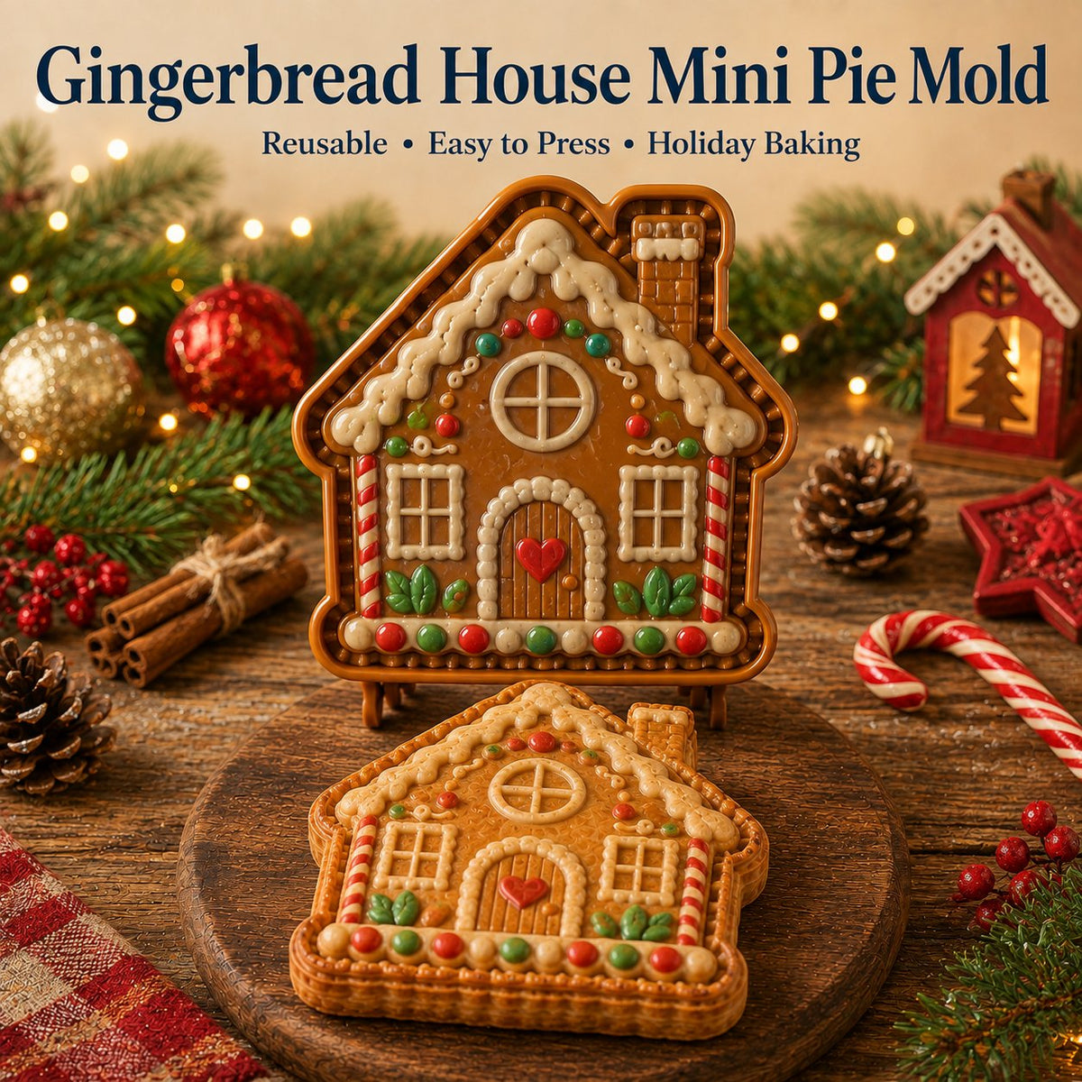 🔥🔥Last Day Promotion!✨ 🎄16-Design Christmas Mini Pie Mold Collection 🥧