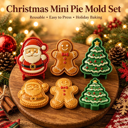 🔥🔥Last Day Promotion!✨ 🎄16-Design Christmas Mini Pie Mold Collection 🥧