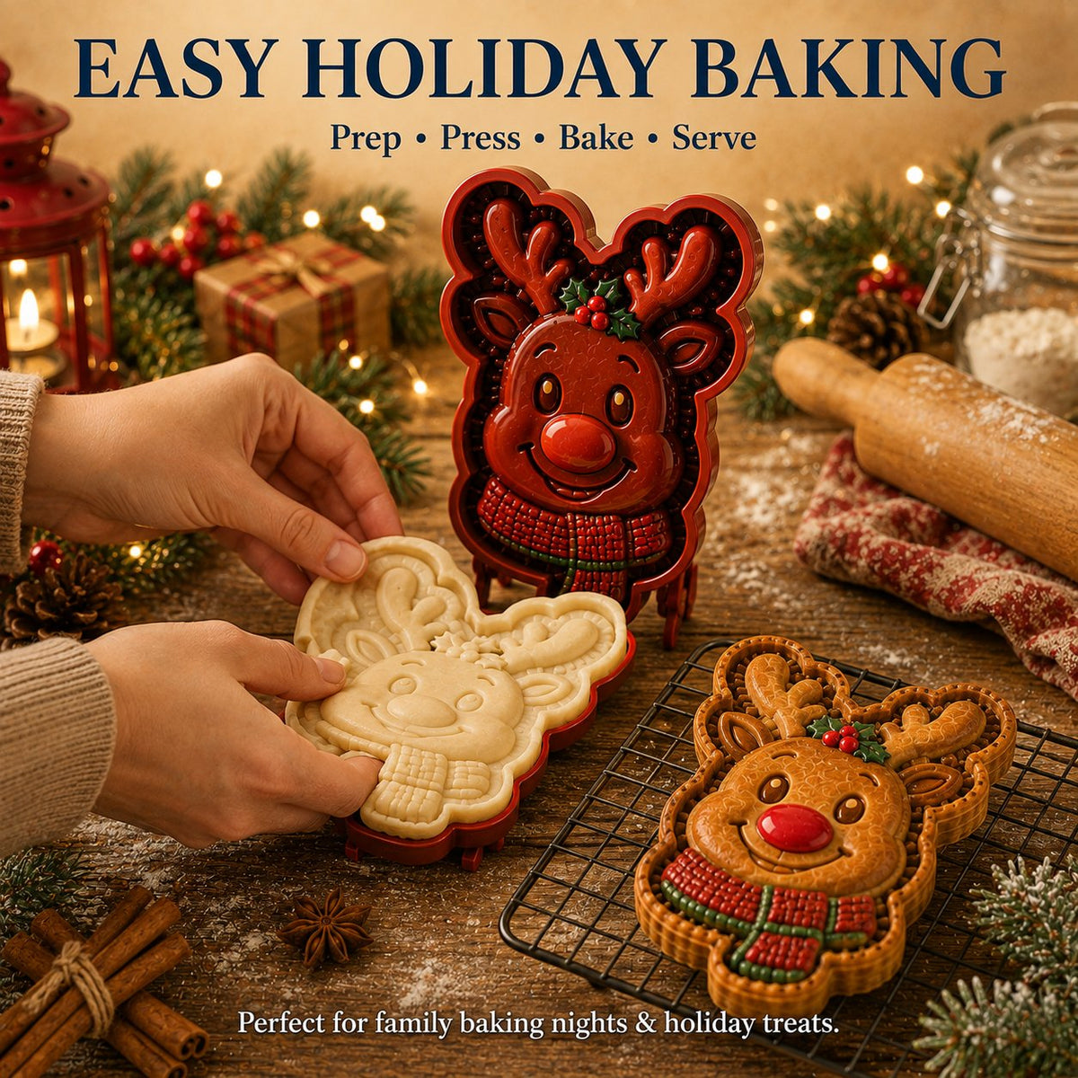 🔥🔥Last Day Promotion!✨ 🎄16-Design Christmas Mini Pie Mold Collection 🥧