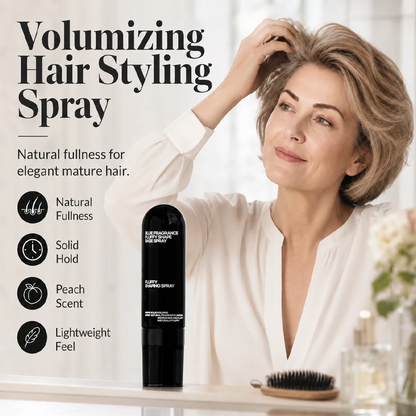 ⏳🔥LIMITED-TIME 50%OFF! ⏰Peach-Scented Volumizing & Setting Spray - Lightweight,Bouncy Hair & Long-Lasting Hold✨