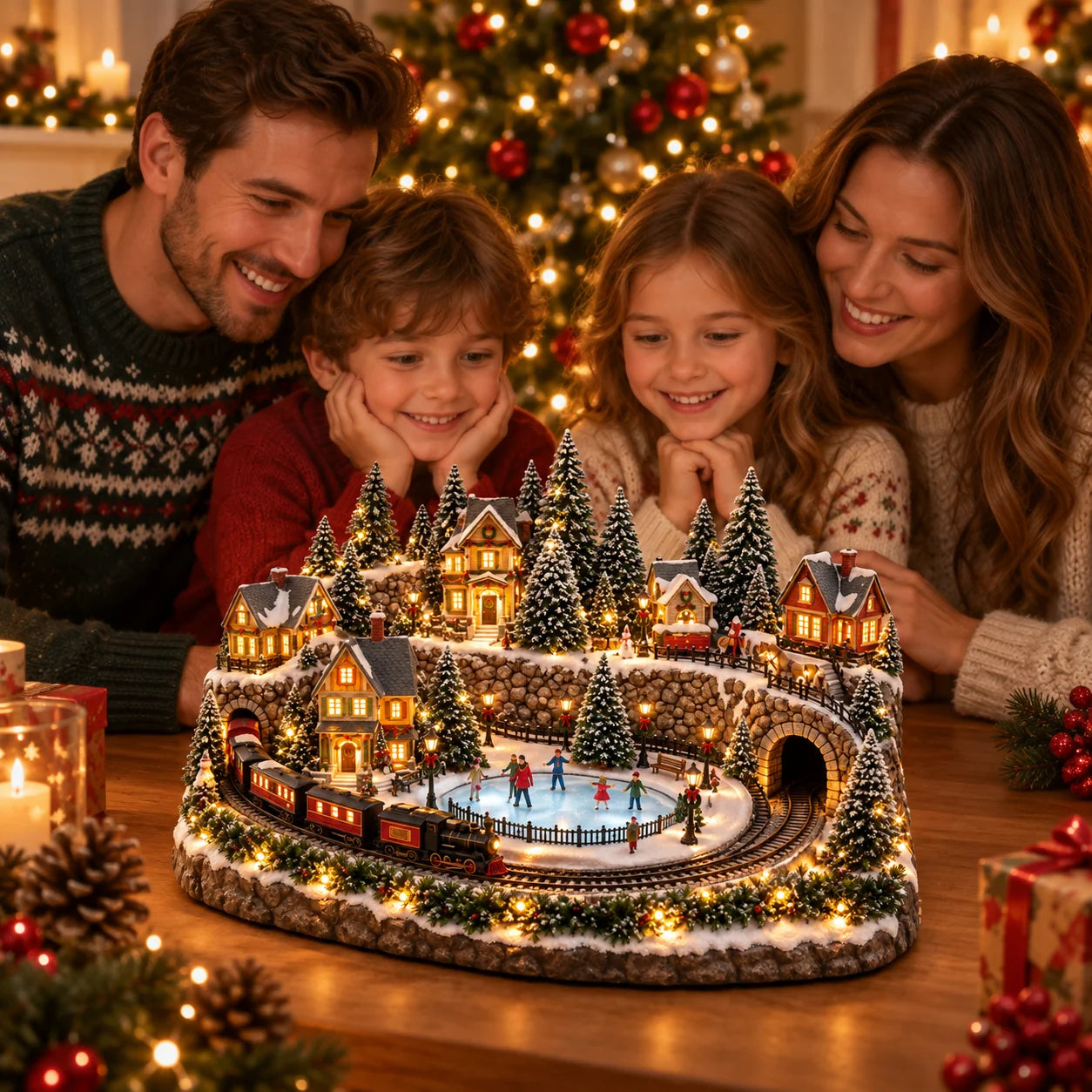 🎄 Snowy Christmas Village