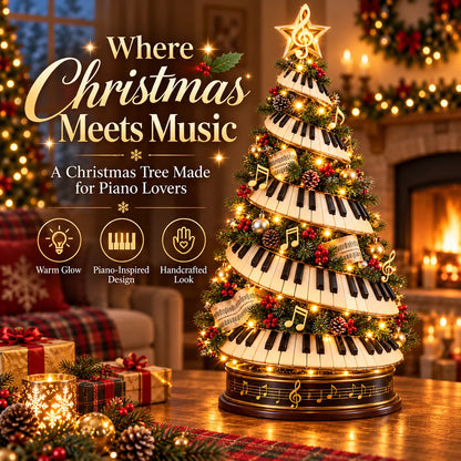 🎹🎄 Christmas in Every Key | Lighted Piano Tree ✨