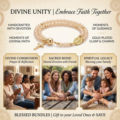 🔥🔥 ✝️Handcrafted rosary bracelets -  A Warm Companion for Your Faith Journey📿