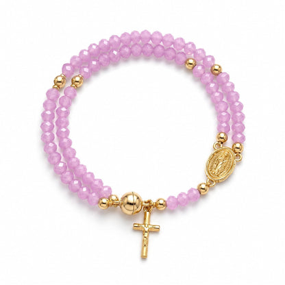 🔥🔥 ✝️Handcrafted rosary bracelets -  A Warm Companion for Your Faith Journey📿