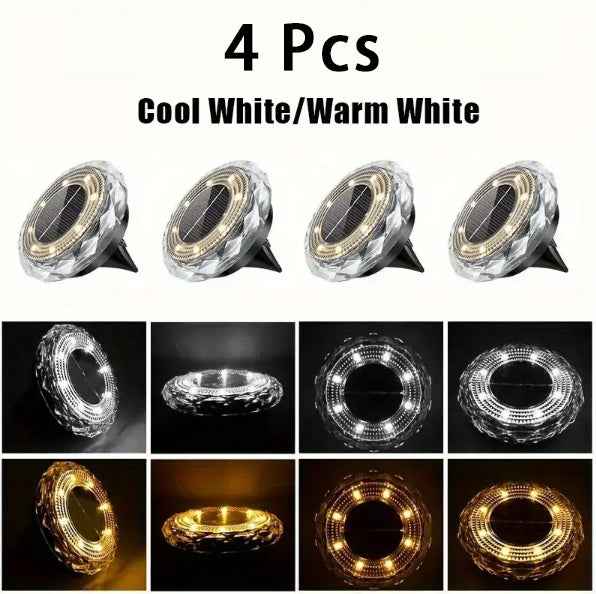 ✨ Solar Outdoor Lights 8 PCS | Waterproof 8LED Lawn Lighting
