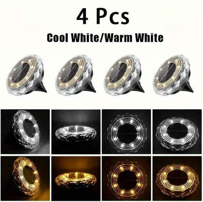 ✨ Solar Outdoor Lights 8 PCS | Waterproof 8LED Lawn Lighting