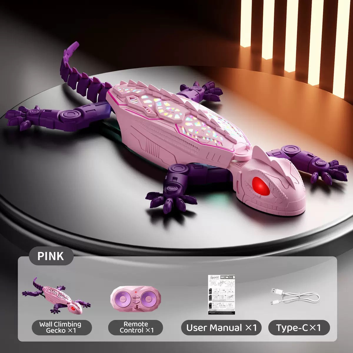 Wall Climbing Gecko Robot Toy
