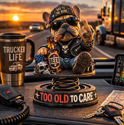 😆 The Grumpy Bobblehead That's Making Drivers Laugh