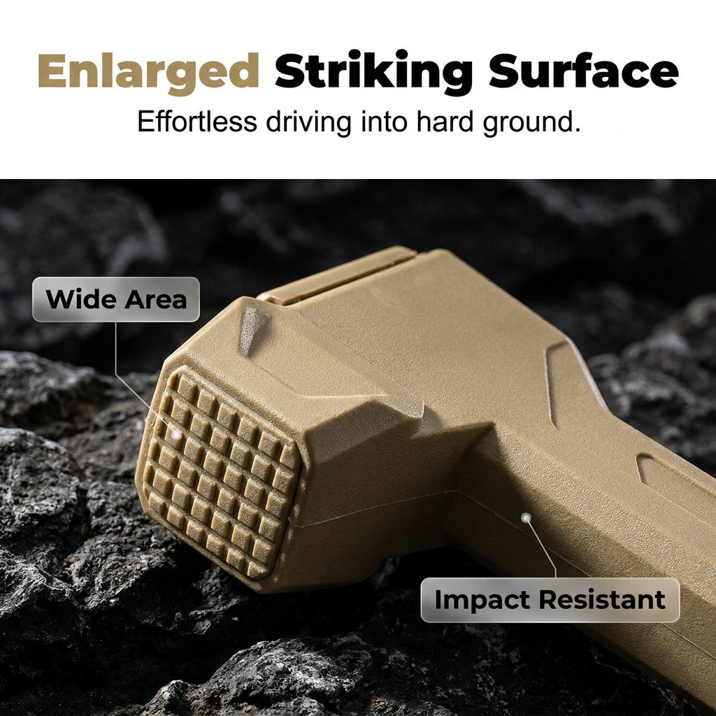 🔥LAST DAY 50% OFF - 🔨Multifunctional Camping Hammer & Tent Stake Puller🎁