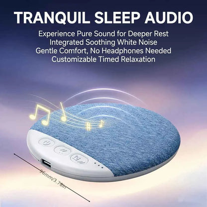 😴 Bluetooth Pillow Speaker | Bone Conduction Sleep Aid Headphones